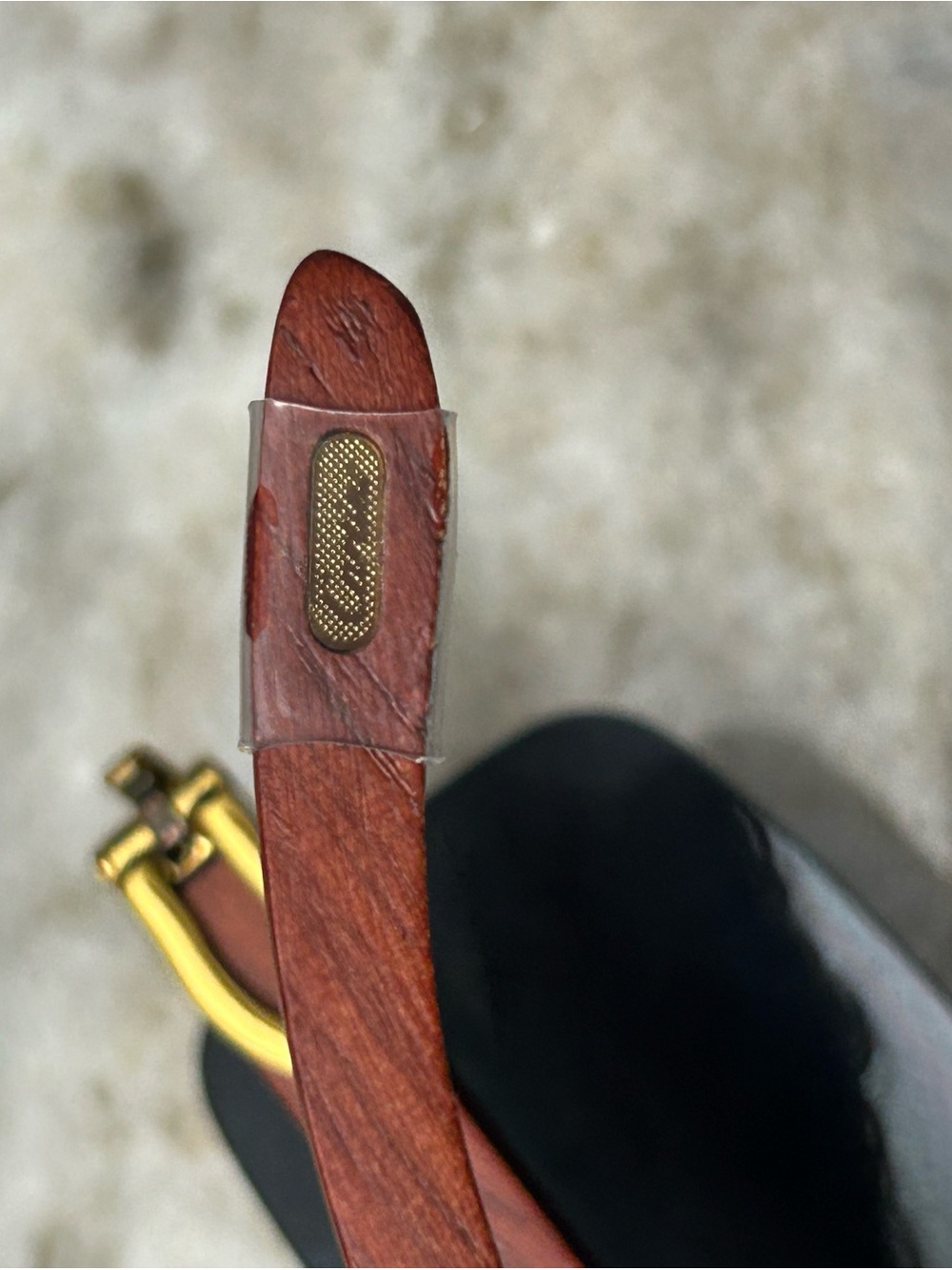 Cartier Men's Rimless Sunglasses - Picture 6 of 6